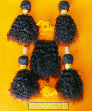 Load image into Gallery viewer, Malaysian 4 Bundles + 4x4 Closure Deals - Kinky Curly