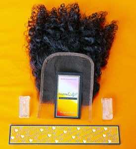 Malaysian 4x4 Lace Closures - Kinky Curly