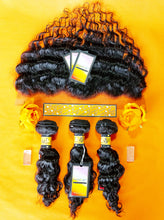 Load image into Gallery viewer, Malaysian 3 Bundles + 13x4 Lace Frontal Deals - Deep Wave