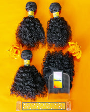 Load image into Gallery viewer, Malaysian 3 Bundles + 4x4 Closure Deals - Kinky Curly