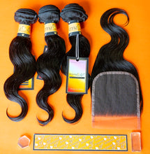 Load image into Gallery viewer, Malaysian 3 Bundles + 4x4 Closure Deals - Body Wave
