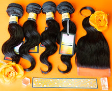 Load image into Gallery viewer, Malaysian 4 Bundles + 4x4 Closure Deals - Body Wave