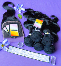 Load image into Gallery viewer, RAW 5 Bundles + 4x4 Closure Deals (Light Brown Lace) - Body Wave