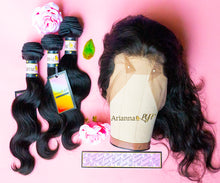 Load image into Gallery viewer, Peruvian 3 Bundles + 360 Frontal Deals - Body Wave