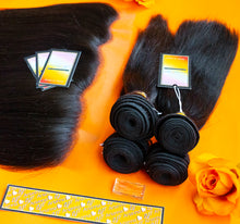 Load image into Gallery viewer, Malaysian 4 Bundles + 13x4 Lace Frontal Deals - Straight